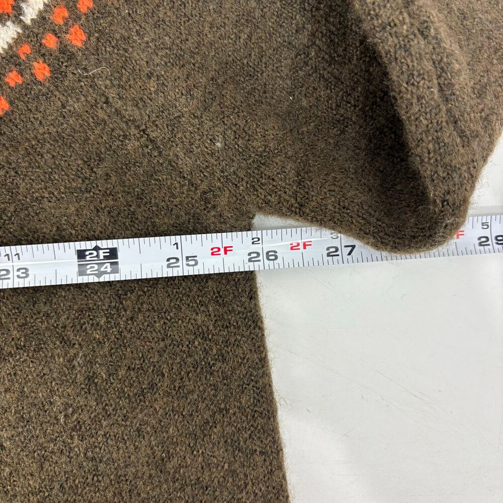 Pumpkin Fall Sweater Vince Camuto Womens XXL Thanksgiving Fair Isle Crewneck - Picture 6 of 16